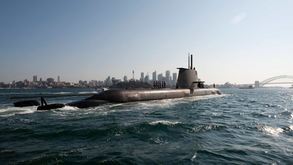 SAAB Collins Class submarine - fire-retardant labels supplied by Reid Print Technologies
