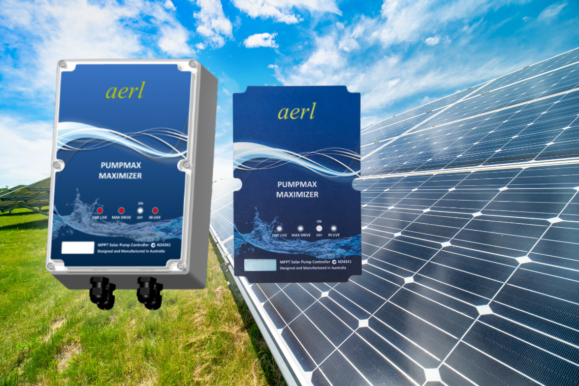 Solar pump controller overlay panel