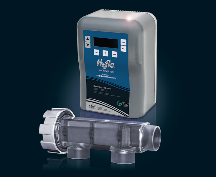 Pool filter interface graphic overlay