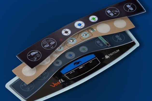 Custom membrane switch keypad panel