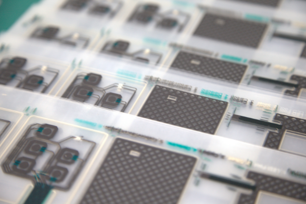 Gang-run sheets of short-run labels, nameplates and HMI overlays